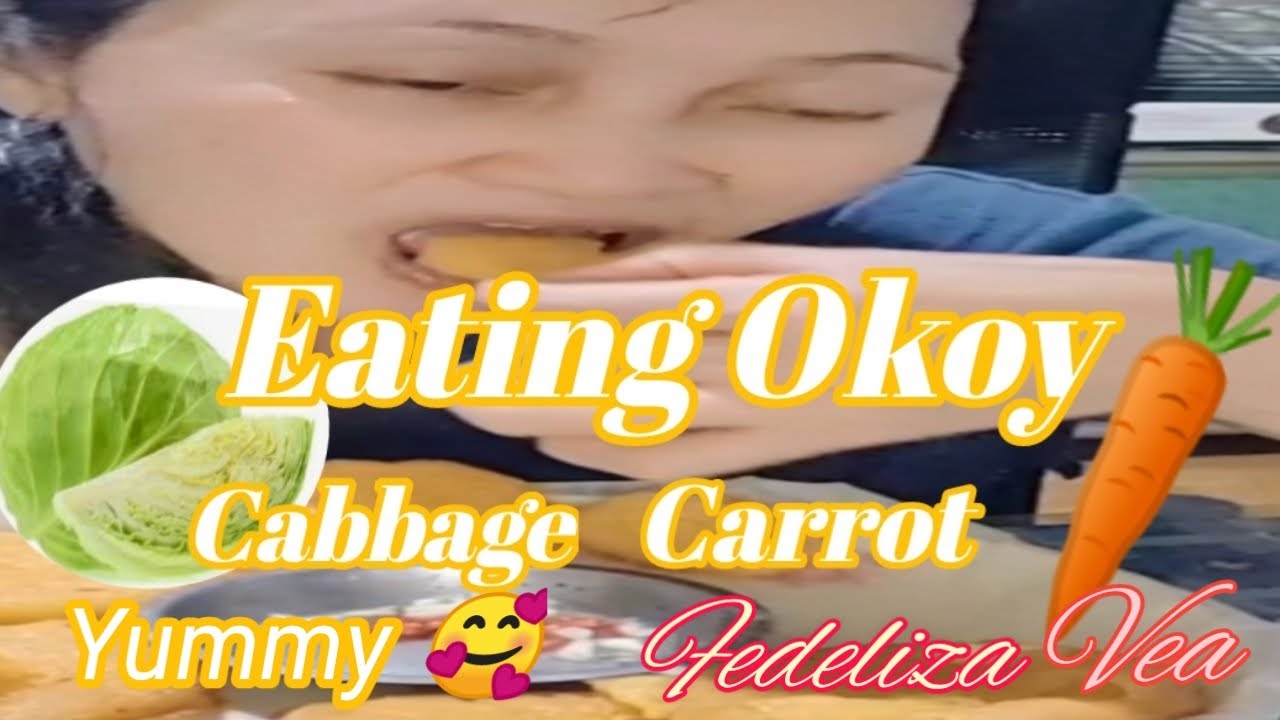 Carrot, Cabbage Okoy Filipino Style food July 31, 2021 YouTube