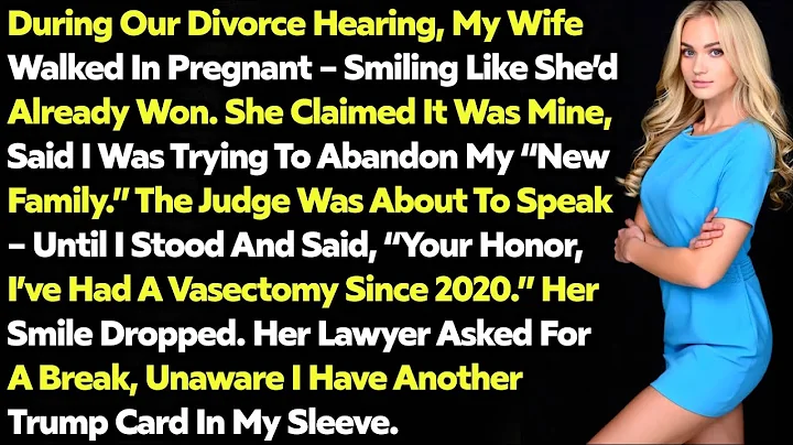 During Divorce Hearing, My Wife Walked In Pregnant – Smiling, When She Saw My Lawyer Her Body Shook