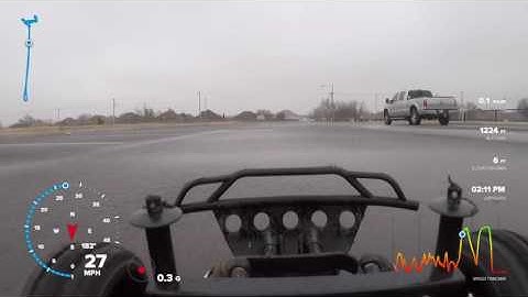 Traxxas Slash VXL Epic Stop Fail with Telemetry by GoPro