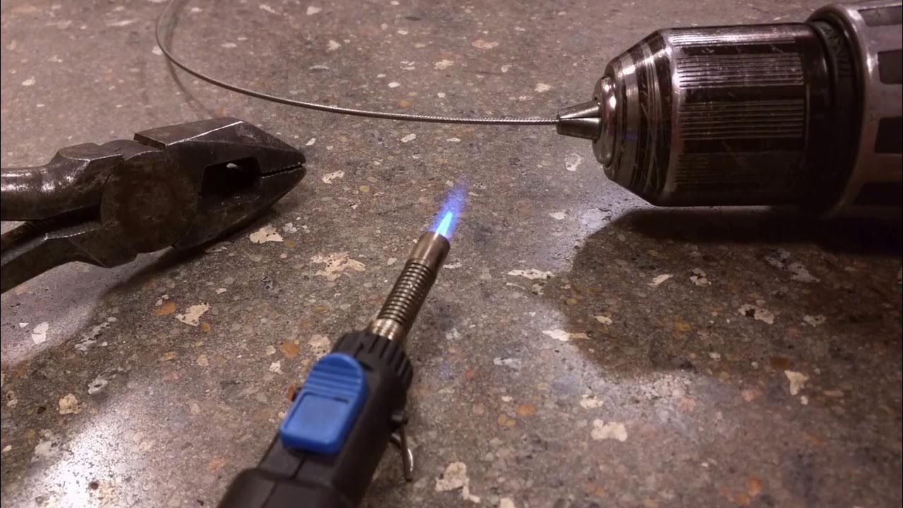 How to 'cut' wire rope like a pro. YouTube