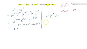 If `x=a^(m+n),\ y=a^(n+l)` and `z=a^(l+m)` , prove that `x^m y^n z^l=x^n y^l z^m`