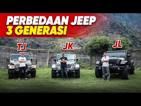 INI DIA PERBEDAAN UTAMA ANTARA JEEP TJ JK JL