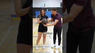 When you teach your girlfriend how to hoop for the first time!