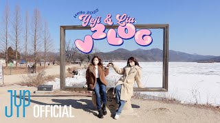 [ITZY V2LOG : Hello 2022] YEJI & LIA (예지수/빵쇼핑/드라이브/두물머리/주유/카메라📹/핫도그)