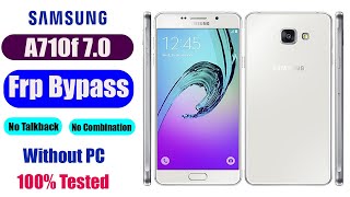 Samsung A7 2016 Frp Bypass Without PC | A710F 7.0 Remove Google Account Lock| Gurchani Official