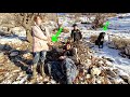 A mountain shelter in the heart of winter snows | A mother's effort for her children