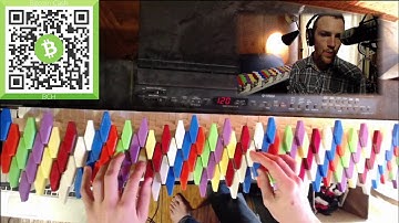 Title Theme from "Hollow Knight" on a 3D Printable Isomorphic Keyboard Overlay