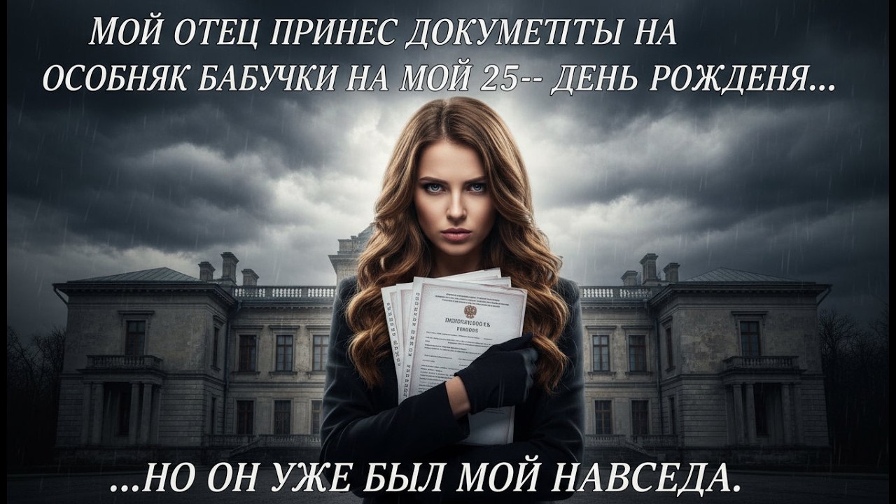 Отец пытался забрать особняк бабушки в мой 25-й — но я заранее оформила его на себя