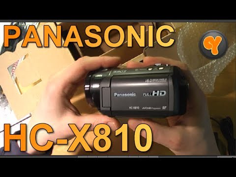Unboxing/First Look: Panasonic HC-X810EG-K Full HD Camcorder / 3MOS Leica Dicomar 16MP FullHD 3D