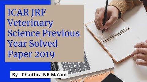 ICAR JRF Veterinary Science Previous Year Solved Paper 2019|Veterinary MCQs |AIPVT|Agriculture & GK