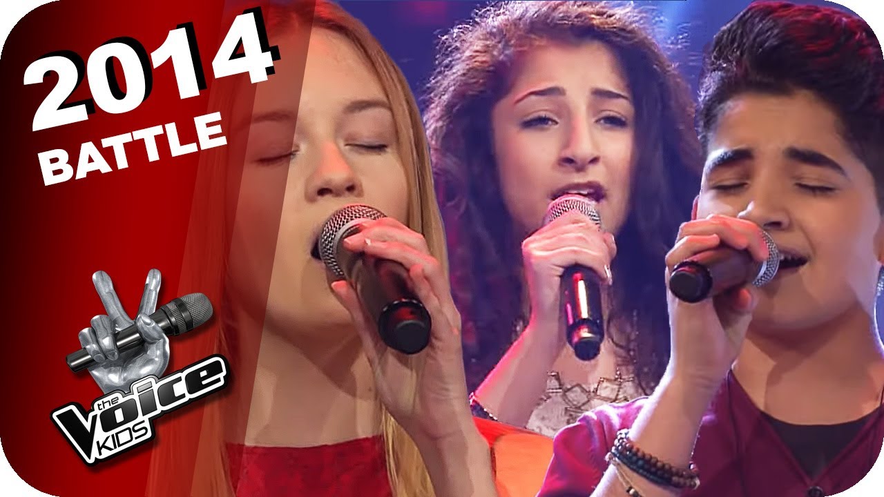 Christina Aguilera   Beautiful RenazSoufjanPia  The Voice Kids 2014  Battles  SAT1