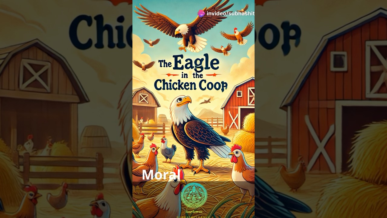 The Eagle in the Chicken Coop | moral stories in English | short story | Eagle and chicken (Hen)