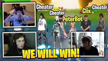 What happens when Zenn PeterBot Clix VS 3 CHEATERS