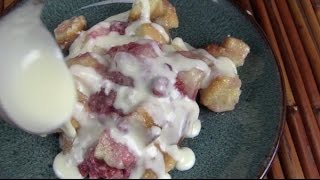 Raspberry Bread Pudding