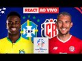 🟢 BRASIL x COSTA RICA - REACT AO VIVO - STAG LIVE