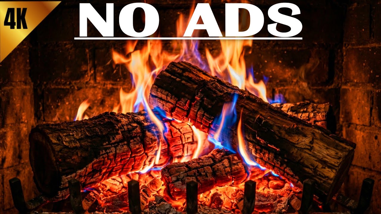 🔥 🔥 🔥   ASMR Fireplace 🔴 Live 12 Hours | Real Fire Crackling Sounds for Sleep & Stress Relief