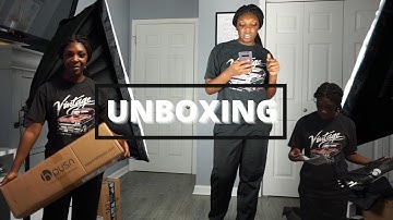 UNBOXING & SETUP | HPUSN SOFTBOX LIGHTING KIT (AMAZON) | AFFORDABLE STARTUP FOR YOUTUBE