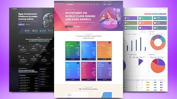 How to Create an Investment Platform Website | Full Website Tutorial with Source Code