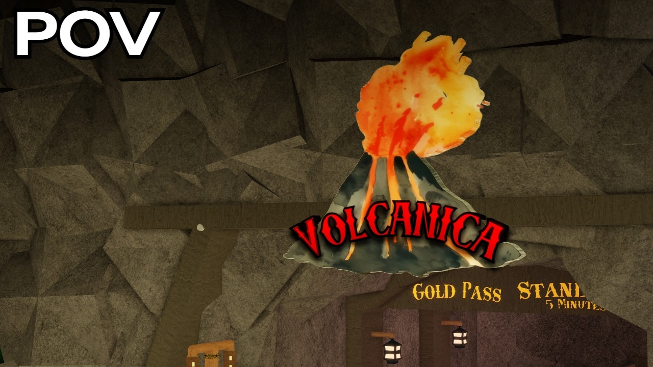 Tpt2 Volcano Volcano Roller Coaster POV - Theme Park Tycoon 2 - YouTube