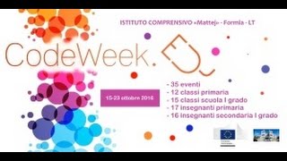 Codeweek 2016 Mattej Formia