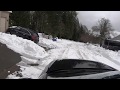 2017 A4 Allroad tackles single track in the snow