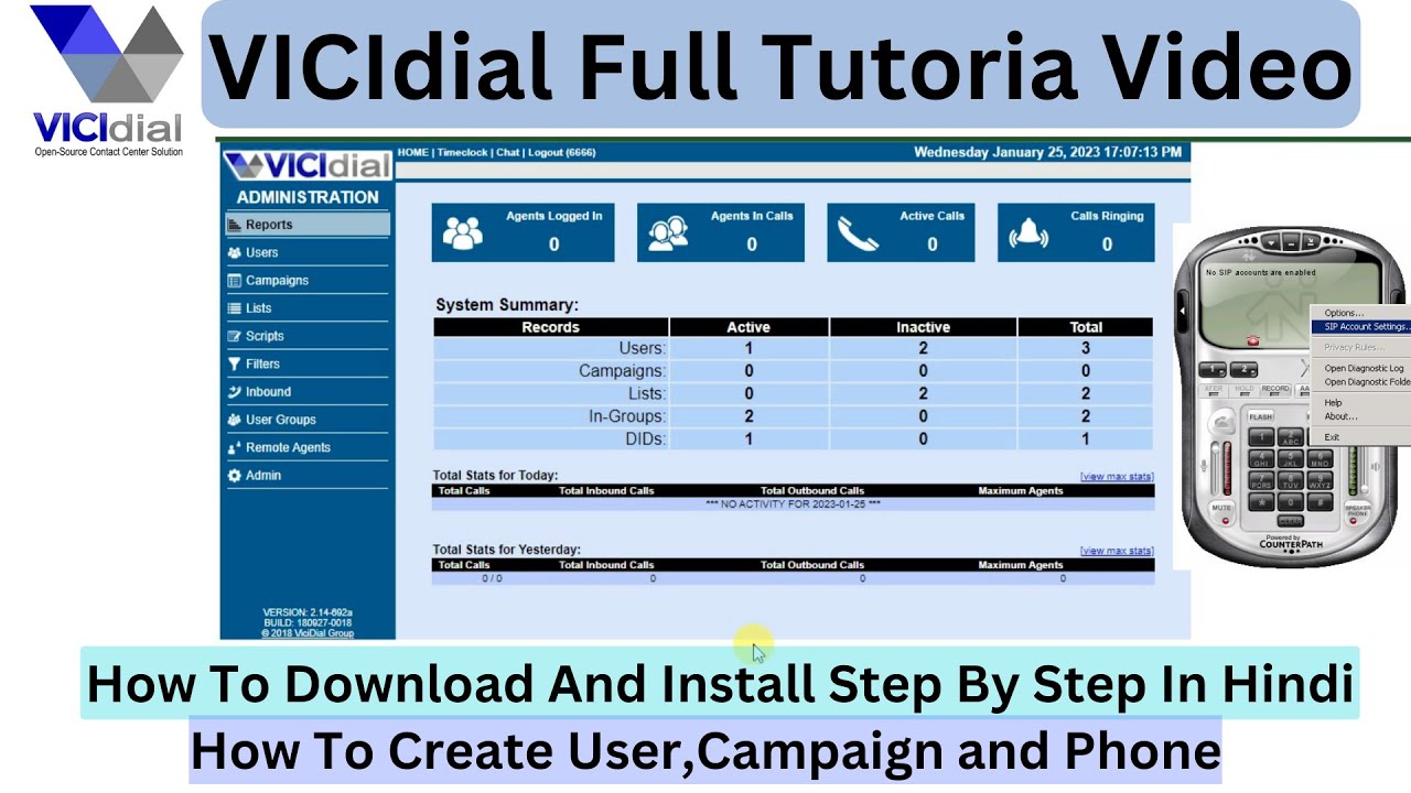 Vicidial Api String Example Vicidial Installation Step By Step In Hindi - YouTube