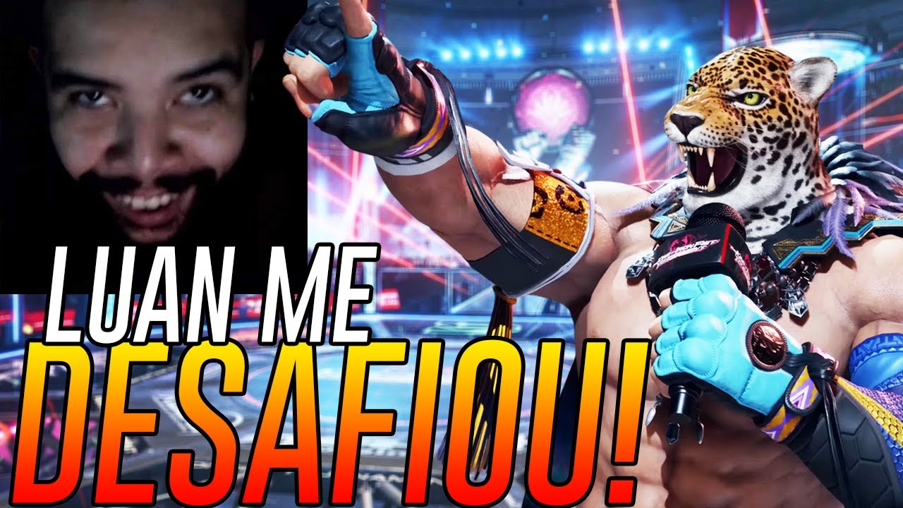 LUAN GAMEPLAY ME DESAFIOU NO TEKKEN 8!