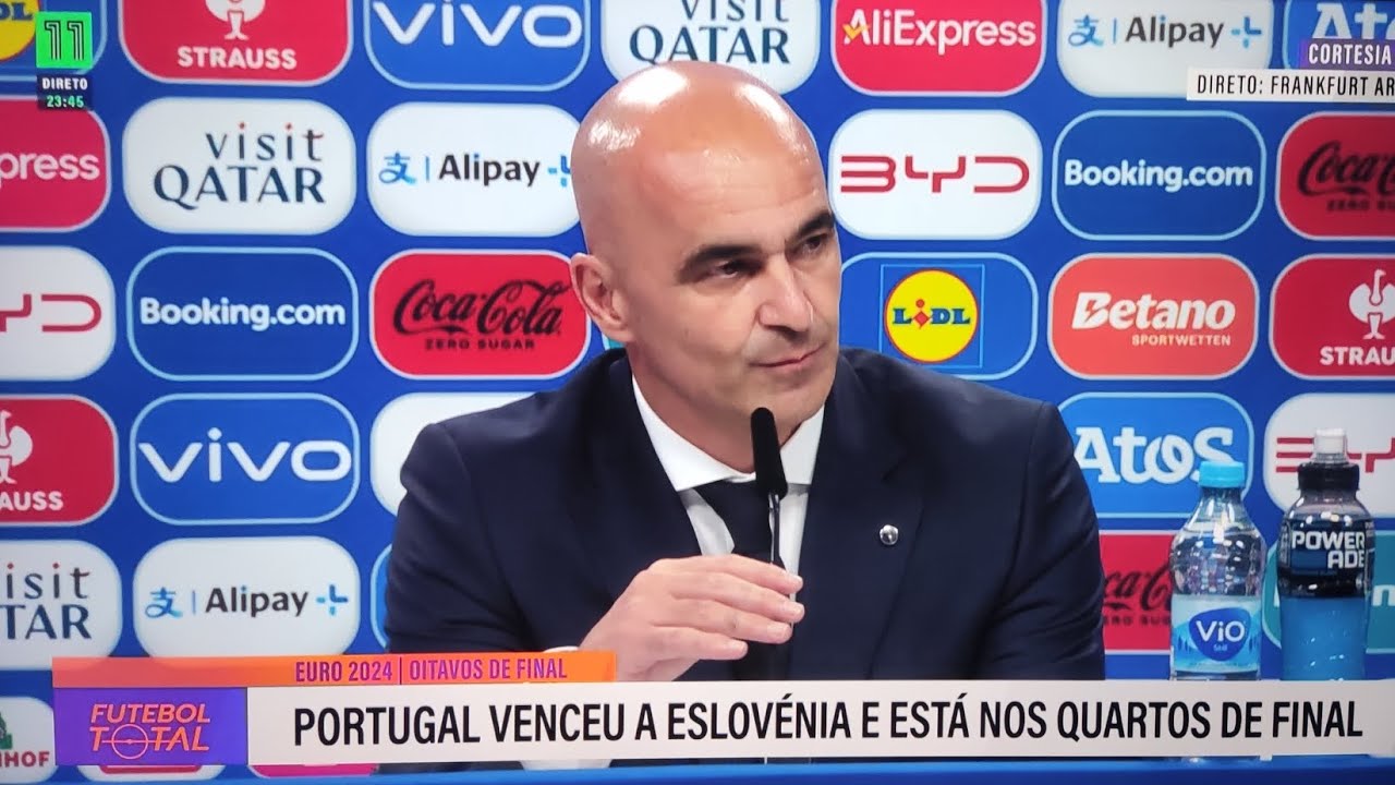 CONFERÊNCIA DE IMPRENSA DE ROBERTO MARTINEZ | Portugal 0(3) - 0(0) Eslovénia | - Euro 2024