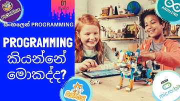 Programming කියන්නේ මොකද්ද? (පියවර 1) : Sinhala Programming Basics