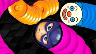 Worms Zone io🐉Cacing Terbesar Karakter Superhero Hawkeye🐉Best  Epic Gameplay #278