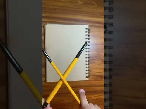 كنت اتمن يكون الرسم بهذي السهولة رسم على الورق البني