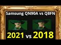 Revealing Samsung QN90A vs Q8FN Comparison