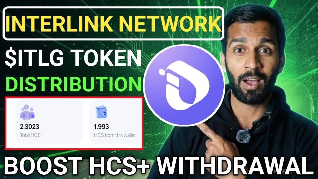 Interlink Network New Update || Boost HCS & Withdrawal $ITLG Token | $ITLG Distribution Date