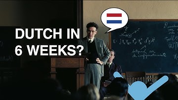 How Oppenheimer learned Dutch in 6 weeks