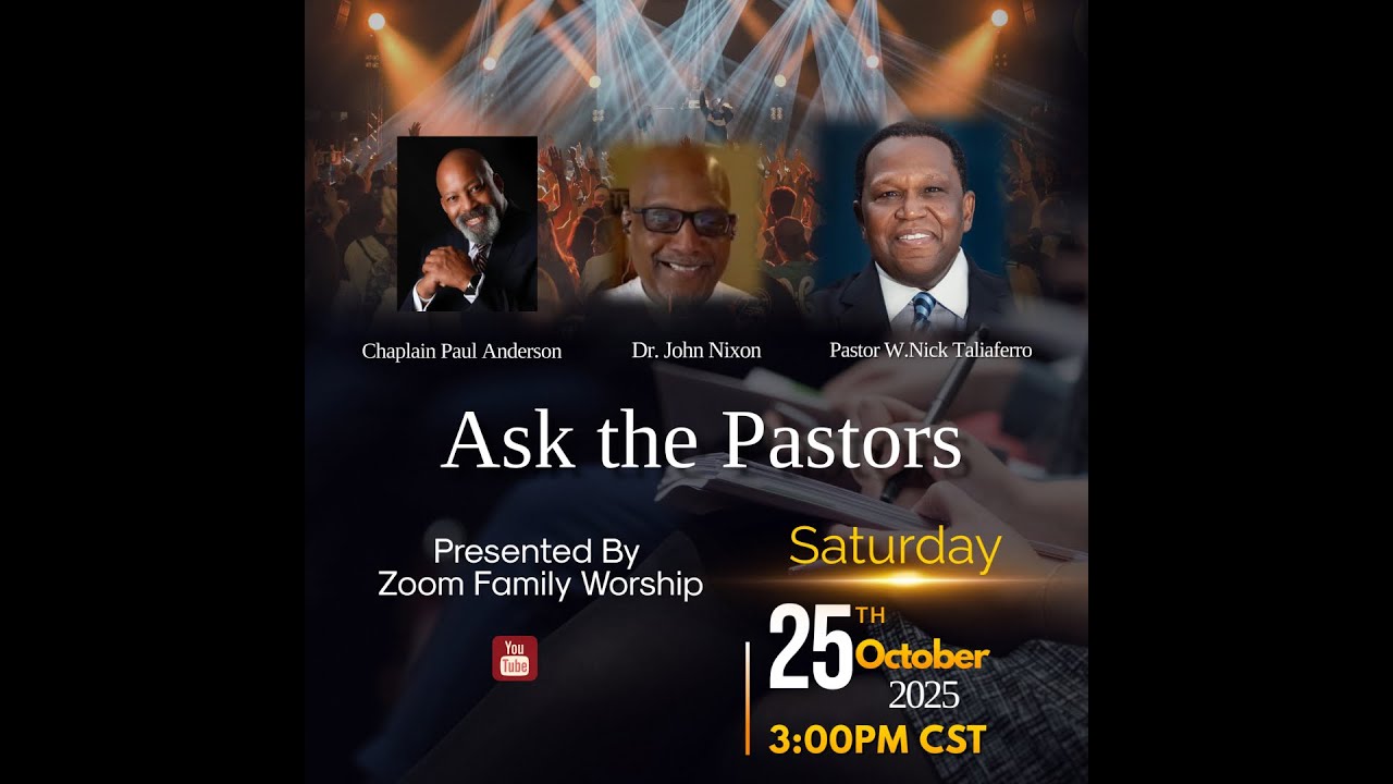 October 25 2025, Ask the Pastors - YouTube