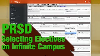 PRSD Infinite Campus - Student Elective Sign Ups