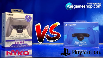 PlayStation Back Button Attachment VS Nyko Trigger Back Button!! Mini Review
