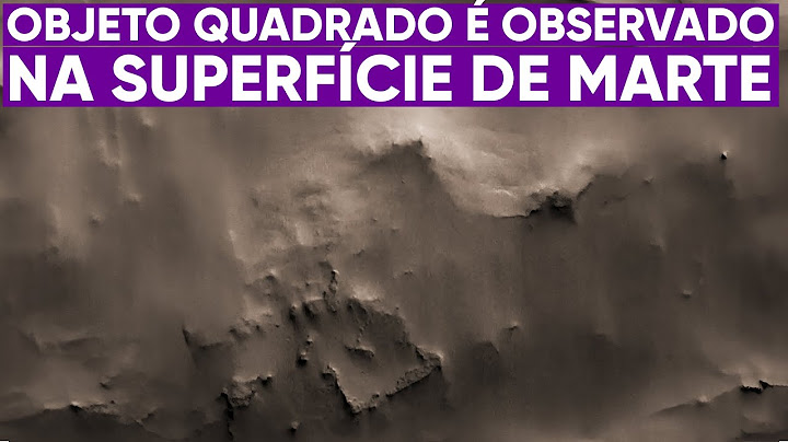 NASA observa estrutura quadrada em Marte