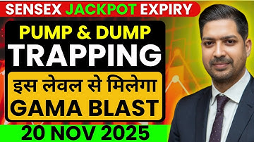 Nifty and Sensex Analysis for THURSDAY 20 NOV 2025 | Nifty & Sensex Tomorrow