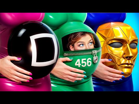 Aprendi CAMUFLAGEM EXTREMA para sobreviver ao Desafio do Squid Game!