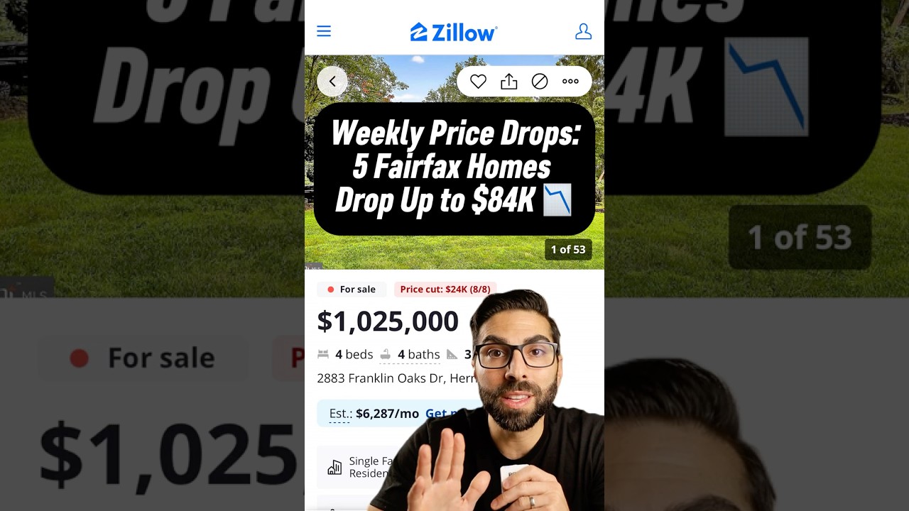 5 Fairfax County Homes Just Dropped Prices Up to $84K This Week! 📉🏠