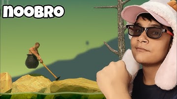 CAN I COMPELET THIS GAME!!!(Getting over it GAMEPLAY#1 