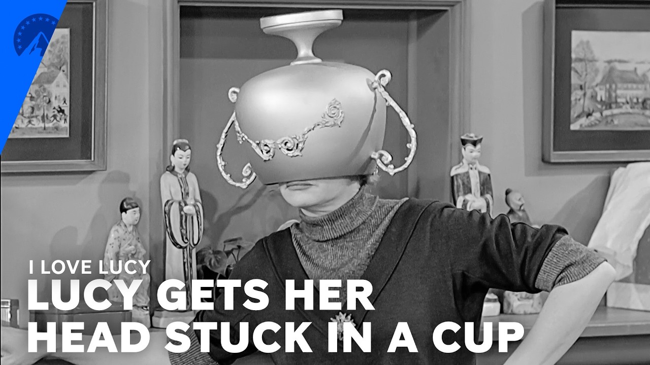 I Love Lucy | Lucy Gets Her Head Stuck (S6, E11)