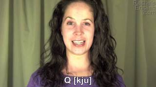 How to Pronounce the Alphabet: American English Pronunciation