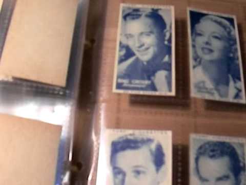 Judy Garland + Other Top 1940's Movie Stars On Tobacco Cards