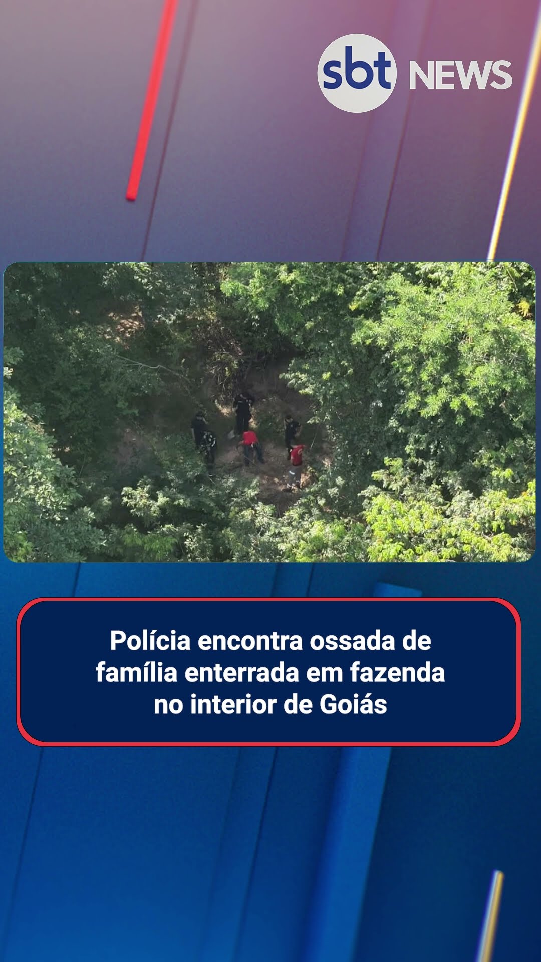Polícia encontra ossada de família enterrada em fazenda no interior de Goiás