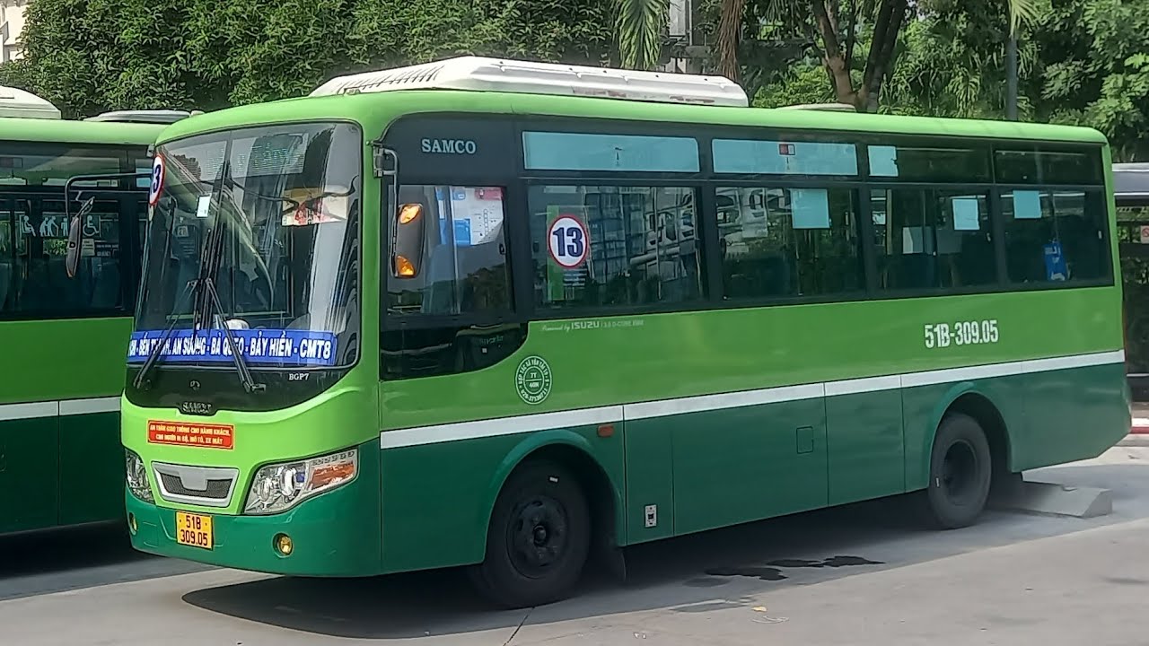 HCMC Bus - Full hành trình lượt đi xe buýt 13 rời BX.buýt Sài Gòn đến BX.Củ Chi