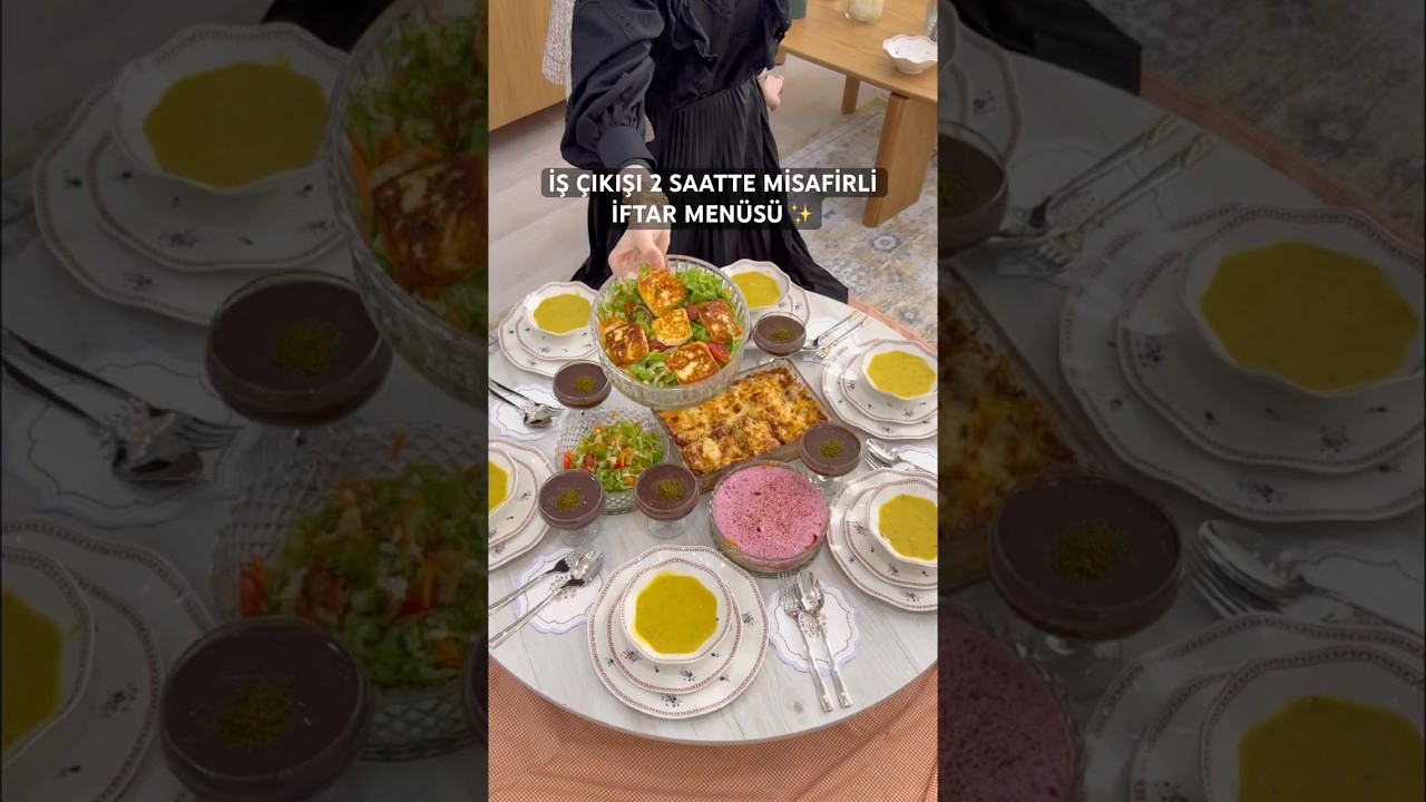 Misafirli iftar menüsü ✨🌱