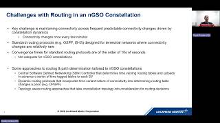 Non GeoStationary Orbit (nGSO) Constellations and Data Networking Challenges