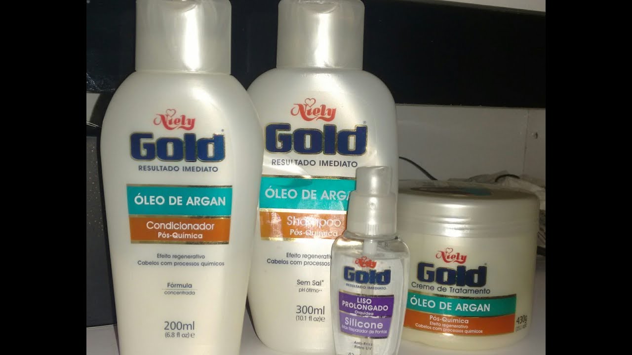 Linha Capilar Niely Gold Oleo de Argan YouTube